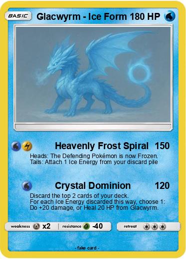 Pokemon Glacwyrm - Ice Form