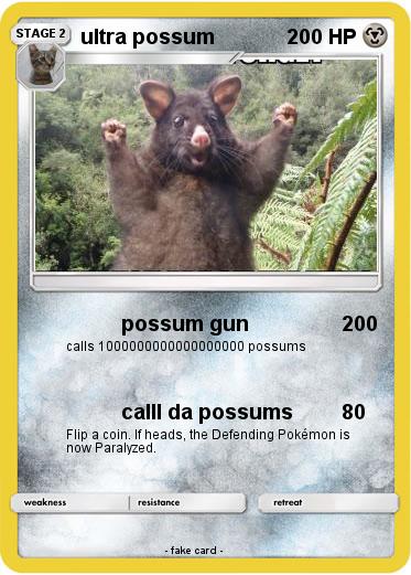 Pokemon ultra possum