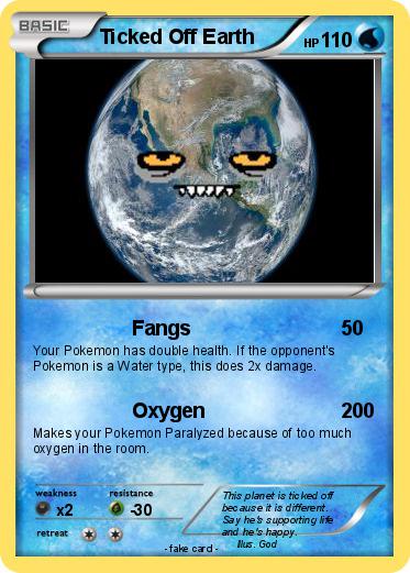 Pokemon Ticked Off Earth