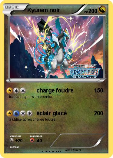 Pokemon Kyurem noir