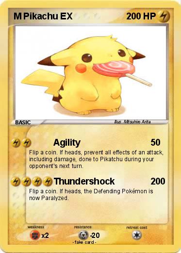 Pokemon M Pikachu EX