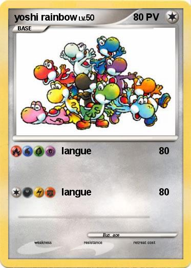 Pokemon yoshi rainbow