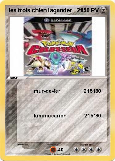 Pokemon les trois chien lagander   21