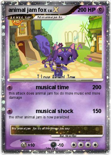 Pokemon animal jam fox