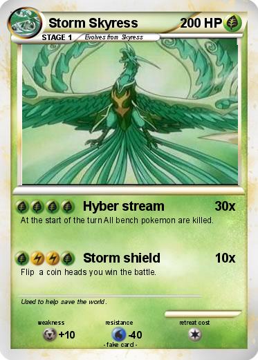 Pokemon Storm Skyress