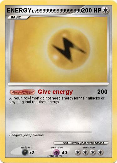 Pokemon ENERGY