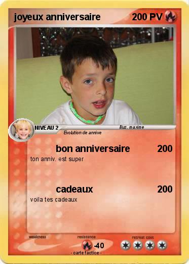 Pokemon joyeux anniversaire