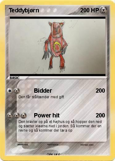 Pokemon Teddybjørn