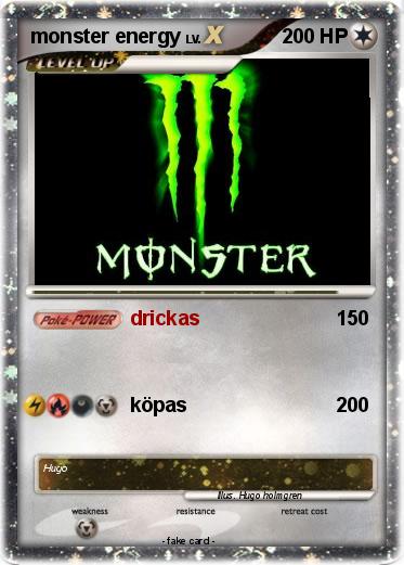 Pokemon monster energy