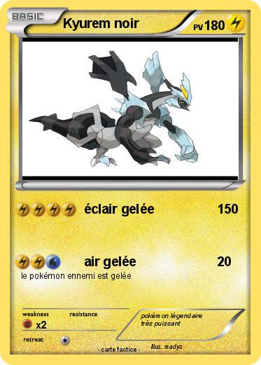 Pokemon Kyurem noir