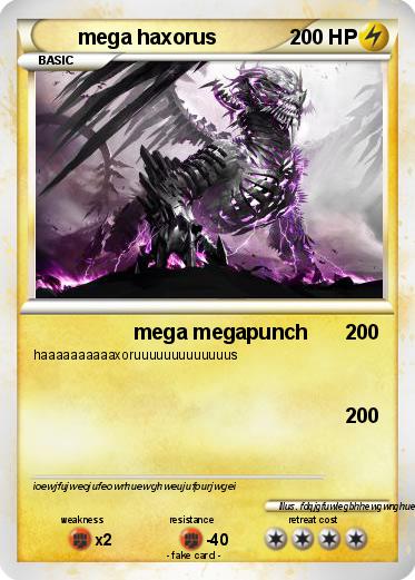 Pokemon mega haxorus