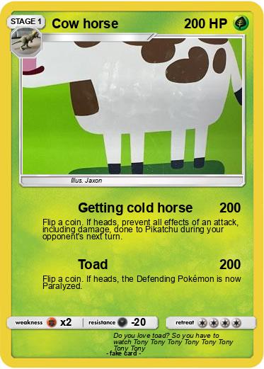 Pokemon Cow horse