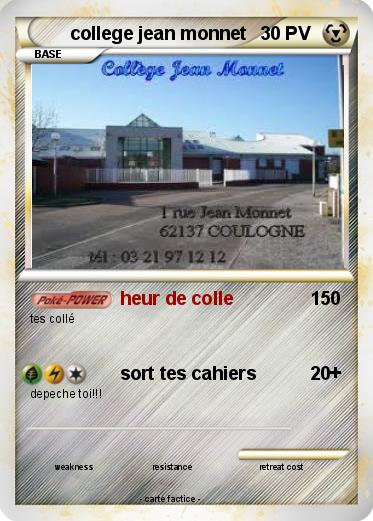Pokemon college jean monnet