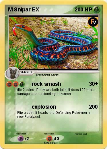 Pokemon M Snipar EX