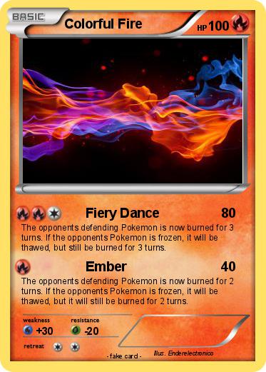 Pokemon Colorful Fire