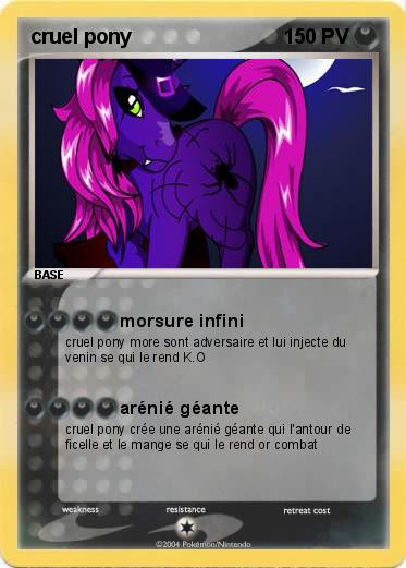 Pokemon cruel pony