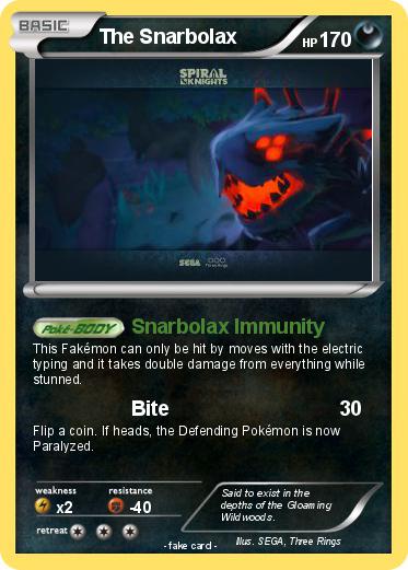 Pokemon The Snarbolax