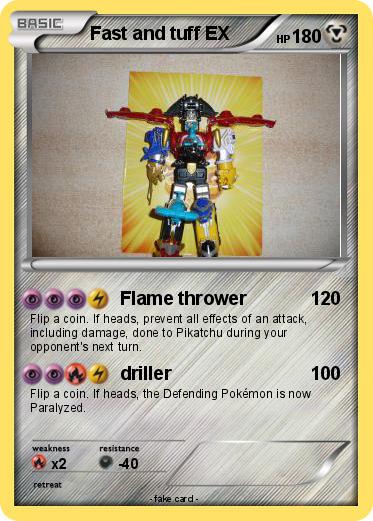 Pokemon Fast and tuff EX