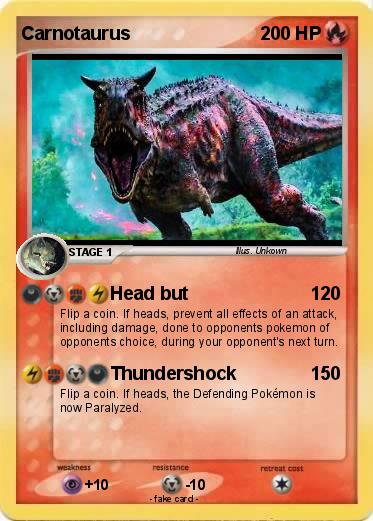 Pokemon Carnotaurus