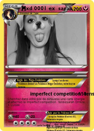 Pokemon xd 0001 ex  sarah