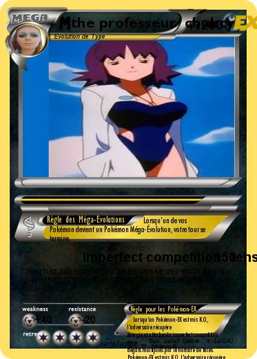 Pokemon the professeur  chukcy
