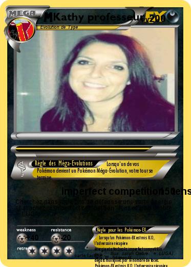 Pokemon Kathy professeur