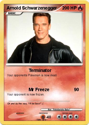 Pokemon Arnold Schwarzenegger