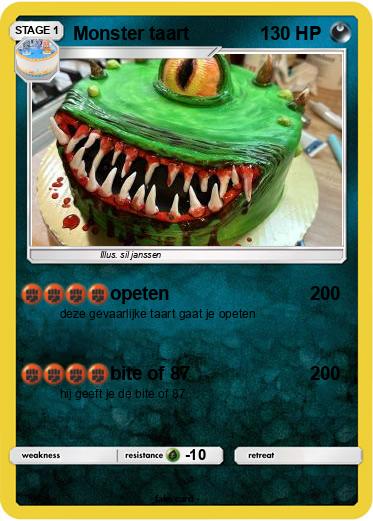Pokemon Monster taart