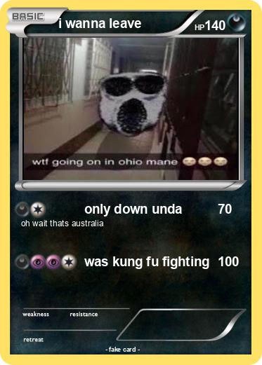 Pokemon i wanna leave