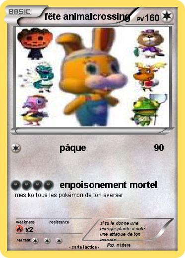 Pokemon fête animalcrossing