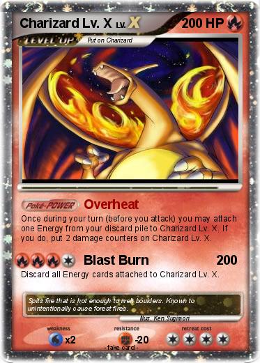 Pokemon Charizard Lv. X