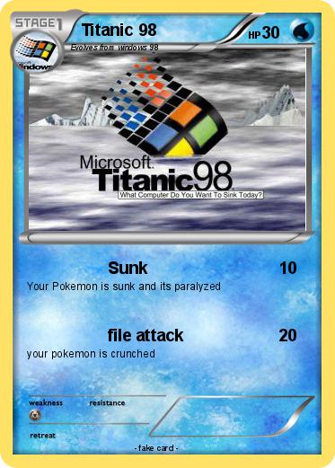 Pokemon Titanic 98