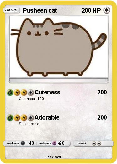 Pokemon Pusheen cat