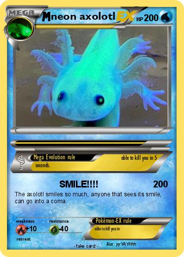 Pokemon neon axolotl