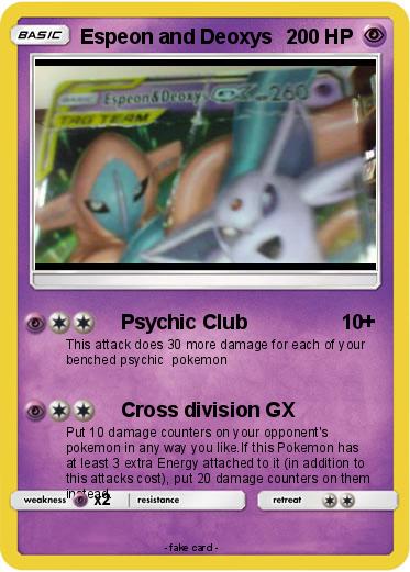 Pokemon Espeon and Deoxys