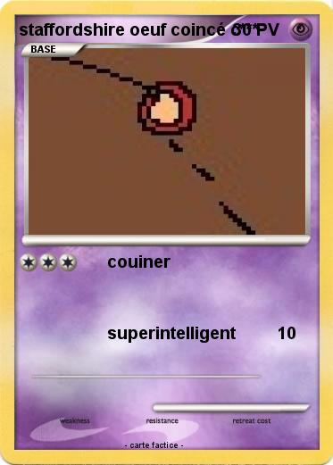 Pokemon staffordshire oeuf coincé c***