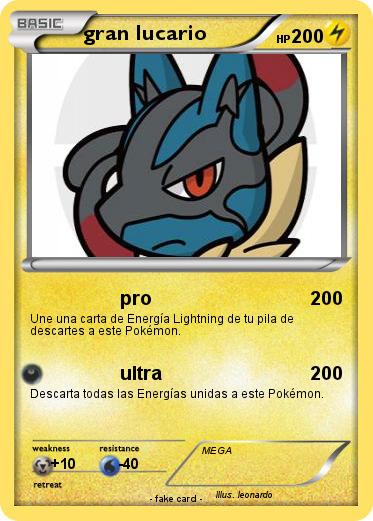 Pokemon gran lucario