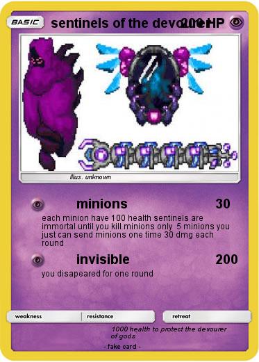 Pokemon sentinels of the devourer