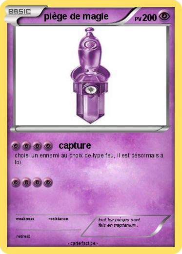 Pokemon piège de magie