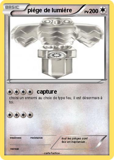 Pokemon piège de lumière