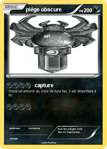 Pokemon piège obscure