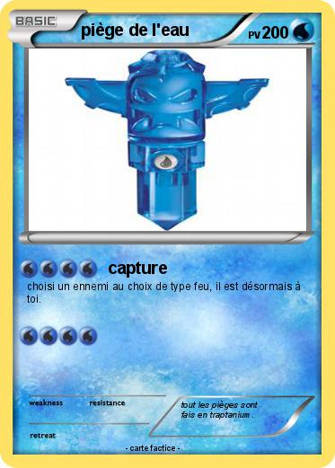 Pokemon piège de l'eau