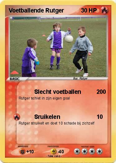 Pokemon Voetballende Rutger