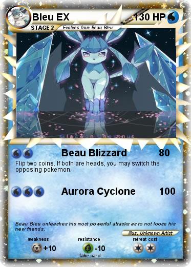 Pokemon Bleu EX