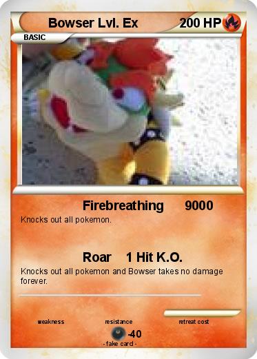 Pokemon Bowser Lvl. Ex