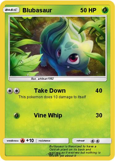 Pokemon Blubasaur