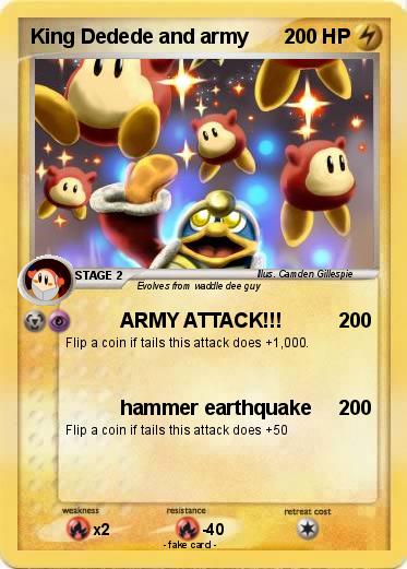 Pokemon King Dedede and army