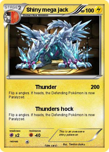 Pokemon Shiny mega jack