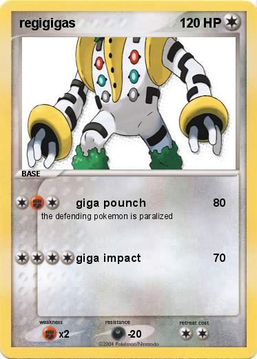 Pokemon regigigas
