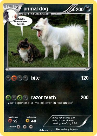 Pokemon primal dog